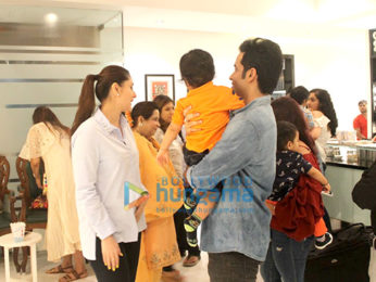 Tusshar Kapoor celebrates son Laksshya's 1st birthday at his home in Juhu
