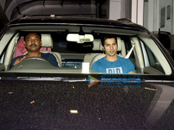 Varun Dhawan snapped post gym in Bandra