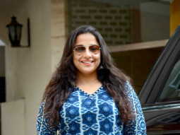 Vidya Balan snapped post dubbing in Bandra