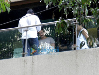 Vikramaditya Motwane and Nikhil Advani snapped at Saif Ali Khan's house