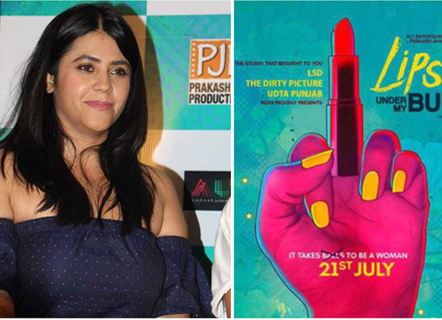 WATCH Ekta Kapoor reveals what middle finger on Lipstick Under My Burkha poster stands for