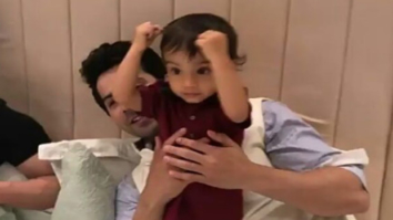 WATCH Varun Dhawan plays with Salman Khan’s little nephew Ahil Sharma at Eid party