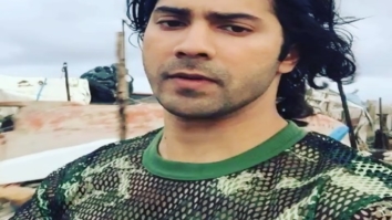 Watch: Varun Dhawan goes on a bike ride shooting for Judwaa 2 in Mumbai