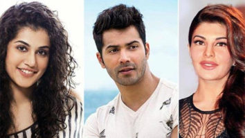 IT’S A WRAP! Taapsee Pannu, Varun Dhawan and Jacqueline Fernandez wrap up the shoot of Tan Tana Tan song from Judwaa 2