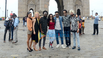 Aadar Jain and Anya Singh launch ‘I Am India’ song from Qaidi Band at Gateway of India