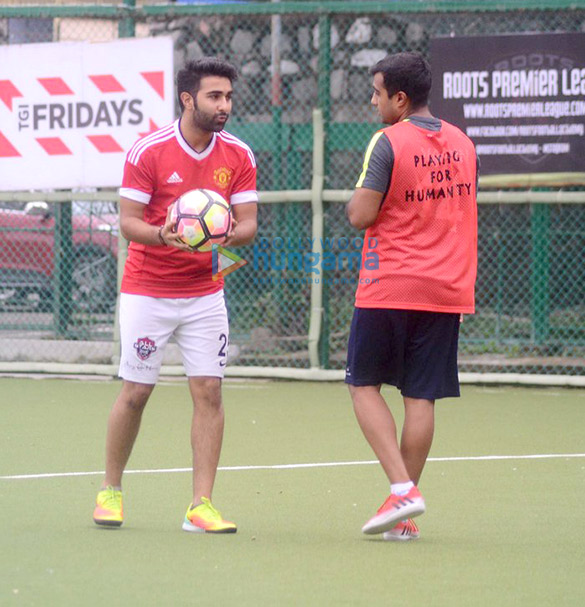 Aadar Jain snapped at football practice Aadar Jain snapped at football practice
