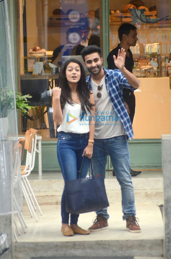 aadar jain and anya singh snapped at kitchen garden 1