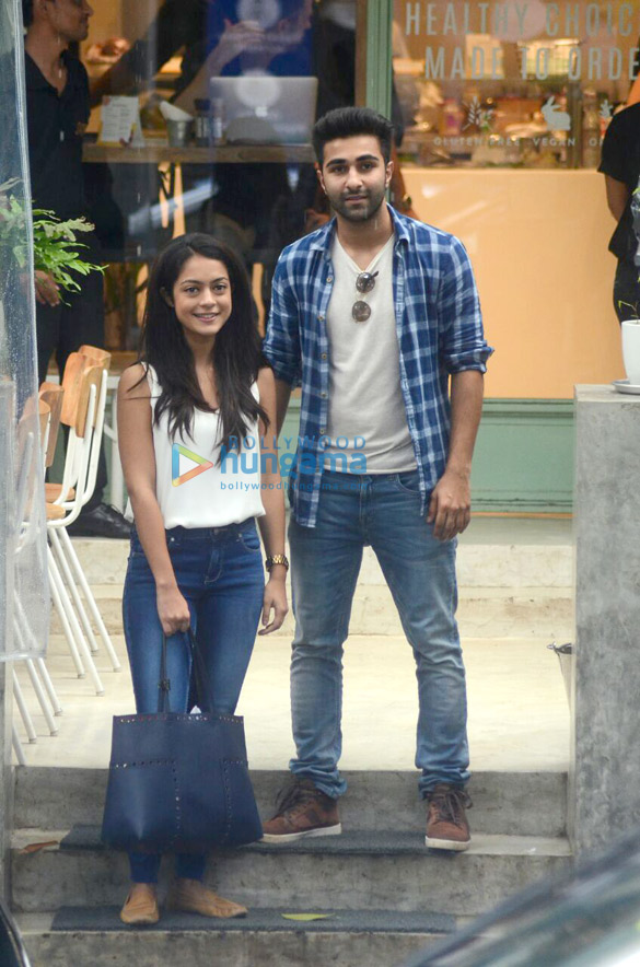 aadar jain and anya singh snapped at kitchen garden 2