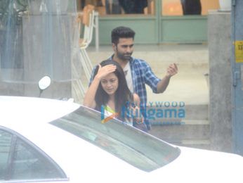 Aadar jain and Anya Singh snapped at kitchen garden