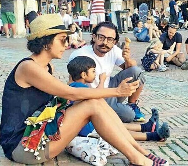 Aamir Khan takes a family trip3