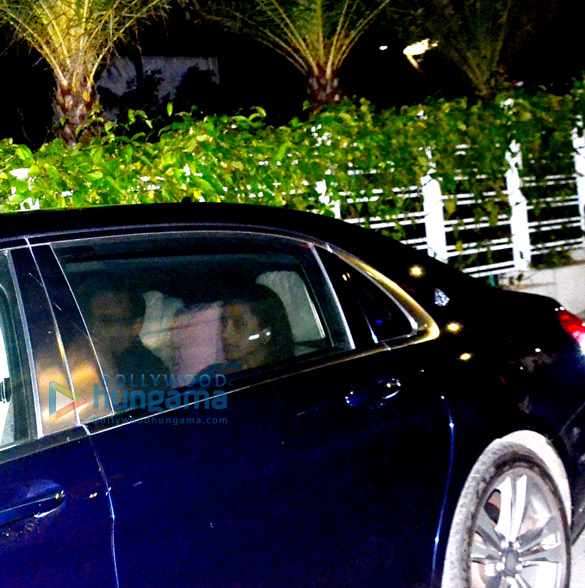aditya chopra rani mukherjee and pamela chopra snapped post a family dinner in bandra 2