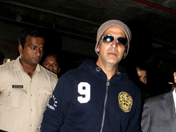 Akshay Kumar returns from London