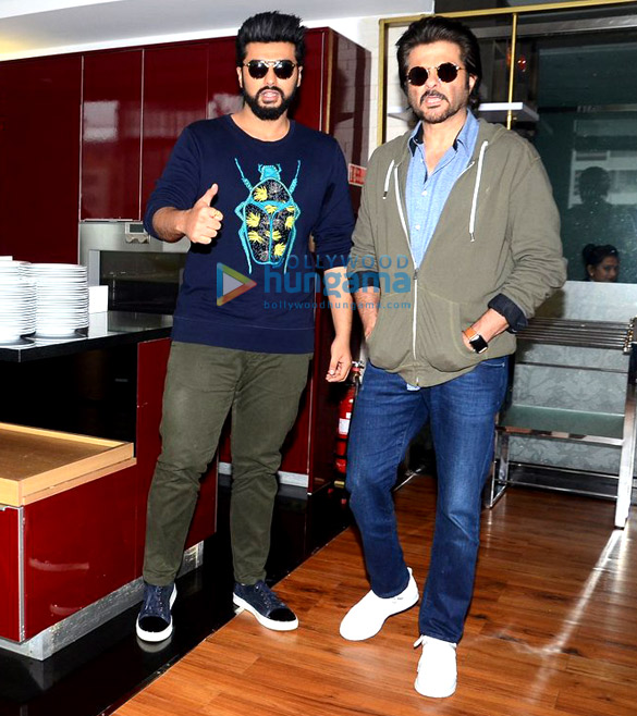 anil kapoor and arjun kapoor at mubarakan promotions 2