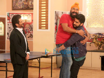 Anil Kapoor and Arjun Kapoor promote 'Mubarakan' on the show Taarak Mehta Ka Ooltah Chashmah