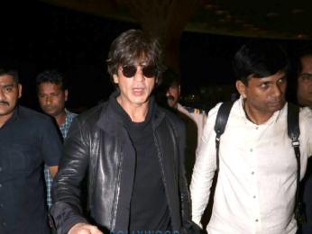 The gorgeous Anushka Sharma and the eternal superstar Shahrukh Khan depart for Dubai