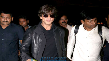 The gorgeous Anushka Sharma and the eternal superstar Shahrukh Khan depart for Dubai