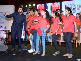 Arjun Kapoor and Amruta Fadnavis attend the Save the Child event for Hope Charity Dinner 2017
