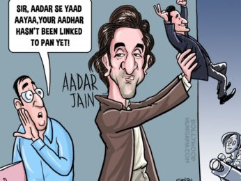 Bollywood Toons: Ranbir Kapoor links Aadar to Bollywood!