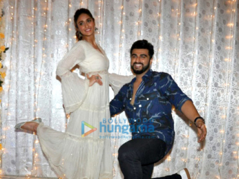 Cast and crew of the film 'Mubarakan' grace the promotions of the film at JW Marriott Juhu