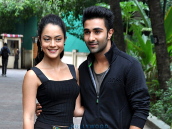 Debutants Aadar Jain and Anya Singh promote 'Qaidi Band'