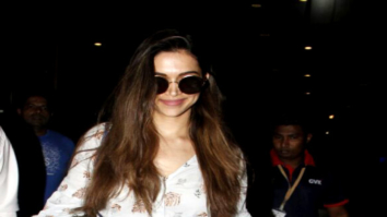 Deepika Padukone arrives from Bangalore