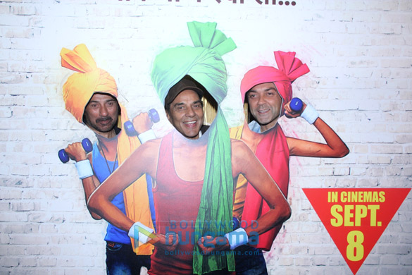 dharmendra sunny deol bobby deol and shreyas talpade launch the trailer of poster boys 6