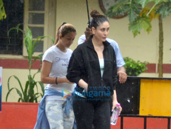 Kareena Kapoor Khan, Amrita Arora snapped at the gym today