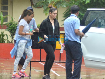 Kareena Kapoor Khan, Amrita Arora snapped at the gym today