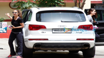 The gorgeous beauties Kareena Kapoor Khan and Amrita Arora snapped at the gym