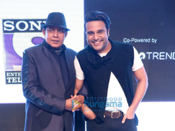 Mithun Chakraborty, Krushna Abhishek attend the press conference of their show 'The Drama Company'
