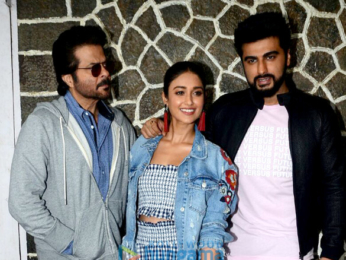 Mubarakan team promote their film at Wilson College, Mumbai Mubarakan team promote their film at Wilson College, Mumbai