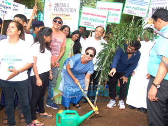 Pooja Bhatt, Shaan, Wajid Khan at the 'Van Mahautsav' by Bhamla Foundation