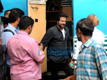 Promotion of the film 'Mubarakan' with the cast at Filmistan