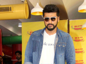 Promotions of the film 'Mubarakan' at Radio Mirchi 98.3 FM's office
