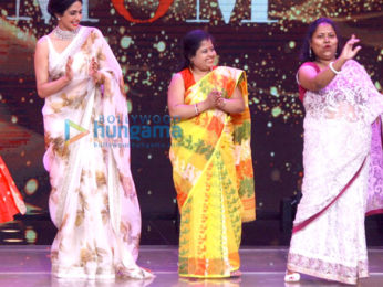 Promotions of the film 'Mom' on the sets of 'Sa Re Ga Ma Pa L'il Champs'