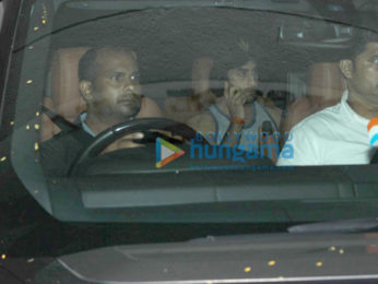 Ranbir Kapoor & Alia Bhatt snapped post their visit at Karan Johar's house
