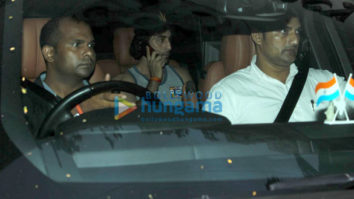 Ranbir Kapoor & Alia Bhatt snapped post their visit at Karan Johar’s house