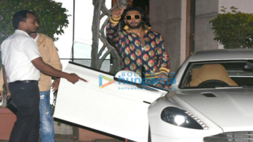 Ranveer Singh and Alia Bhatt arrive from Delhi