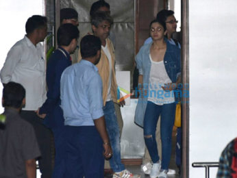 Ranveer Singh and Alia Bhatt arrive from Delhi