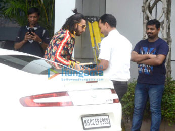 Ranveer Singh and Alia Bhatt depart for Delhi