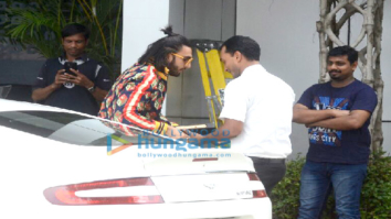 Ranveer Singh and Alia Bhatt depart for Delhi