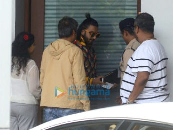 Ranveer Singh and Alia Bhatt depart for Delhi