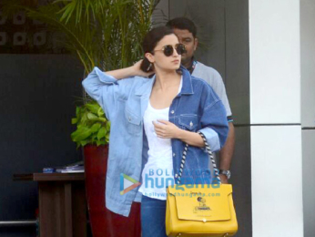 Ranveer Singh and Alia Bhatt depart for Delhi