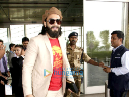 Ranveer Singh and Urvashi Rautela snapped at the airport