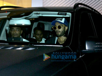 Ranveer Singh snapped post gym