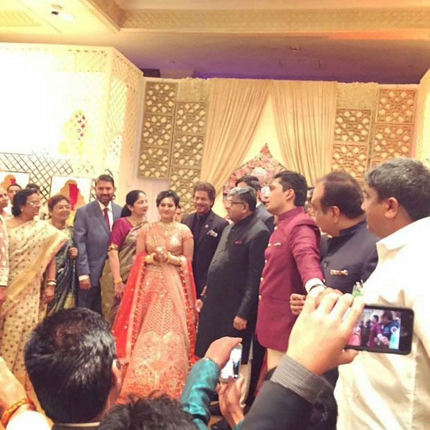 Shah Rukh Khan attends the grand wedding of Union Law Minister RS Prasad’s daughter’s wedding in New Delhi -2