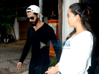 Shahid Kapoor and wife Mira snapped post lunch date at Out of the Blue restaurant in Bandra