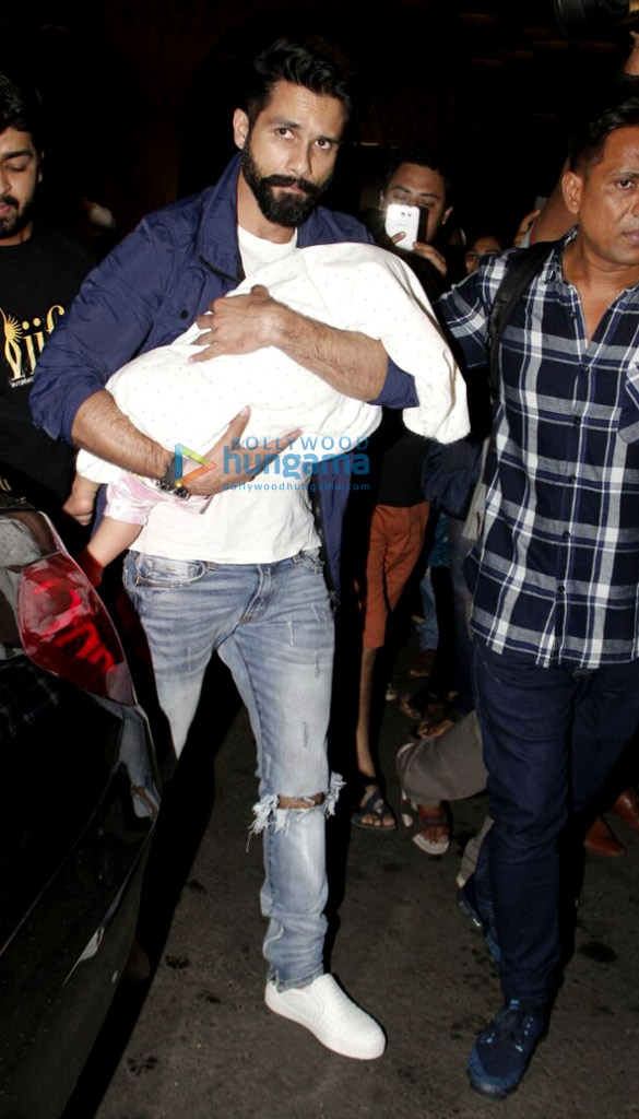 shahid mira and misha depart for iifa in new york 5