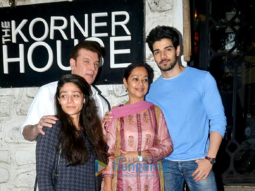 Sooraj Pancholi snapped with his family post lunch at The Korner House