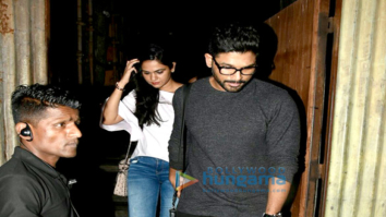 South Superstar Allu Arjun snapped with his wife post dinner at Khar Social